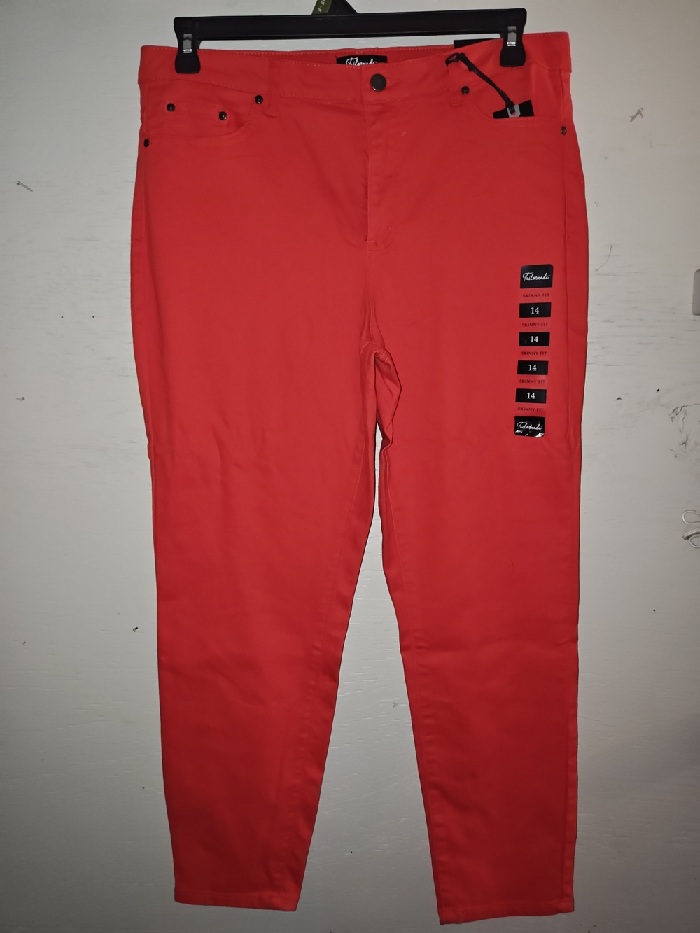 Men's Red Stretch Pants